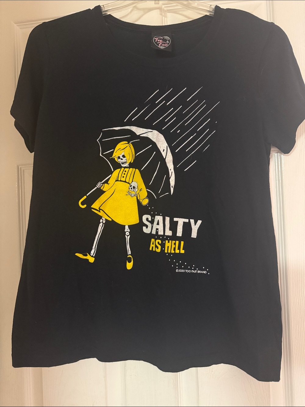 Too Fast Salty as Hell Skull